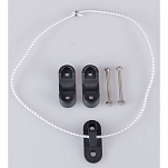 Talamex 72740003 Эластичная опора для рельсового крепления Черный Black / Silver