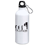 Kruskis MD4049S101S147 Evolution Climbing 800ml Алюминиевая бутылка Белая White