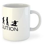Kruskis 42611S126 325ml Кружка для сноуборда Evolution Белая White