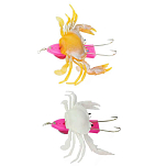 Kolpo 1202043-02 Краб Осьминог Джиг 275g  Yellow / Pink