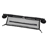 Savage gear SVS70786 85-95 cm Belly Boat Gated Front Bar с сеткой Серебристый Black