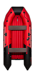 Надувная лодка ПВХ, Таймень NX 3400 НДНД PRO, красный/черный 2104040011069