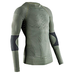 X-BIONIC NG-OT33S23M-E052-XL Базовый слой с длинным рукавом X-Plorer Energizer 4.0 Зеленый Olive Green / Anthracite XL