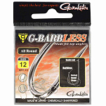 Gamakatsu 185139-01200-00000-00 Gama Allround Крючок Без Зазубрин Черный Nickel 12 