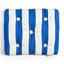 Подушка Kapok Single / королевский синий / широкие полосы