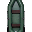 Надувная лодка ПВХ Skiff 280, зеленый, SibRiver S280GREEN