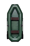 Надувная лодка ПВХ Skiff 280, зеленый, SibRiver S280GREEN