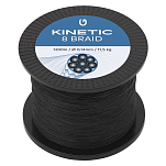 Kinetic F502-023-007 Cyber 8 Плетеный 1200 M Черный  Black 0.140 mm 