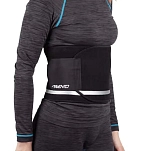 Avento sr044si-blk-l/xl поясничный корсет Sauna Waist Trainer Black / Silver Grey 20x15x5 L-XL
