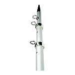 Taco marine 236-OC0422VEL8 OC0422VEL8 шест 8 футов  Silver 1 1/8´´