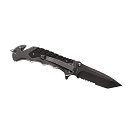 Купить Smith & wesson 10570600000 Нож нож Border Guard SWBG10S Serrated Tanto Серебристый Black 7ft.ru в интернет магазине Семь Футов