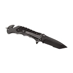 Smith & wesson 10570600000 Нож нож Border Guard SWBG10S Serrated Tanto Серебристый Black