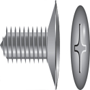 Купить Seachoice 50-59624 Phillips Винт с овальной головкой T/S 4 Единицы Серебристый Silver 14 x 11/2´´  7ft.ru в интернет магазине Семь Футов