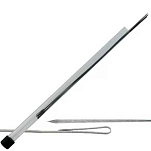 Kolpo 0701027 Петля 0.8 mm Иголка  Silver 180 mm