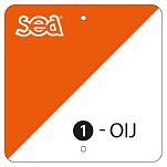 Sea 086021-Orange-OneSize Control Маркер 10 единицы Оранжевый Orange