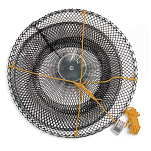 Kali 17216 Crab Heavy Keepnet Черный  with rope Diam. 30 cm 