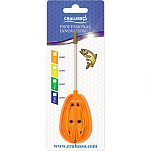 Cralusso 58273860 Orange Rocket Method+Molde Press Кормушка фидерная прикормочная Бесцветный 60 g