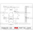 Купить Звезда для мотоцикла ведущая C5058-14 RK Chains 7ft.ru в интернет магазине Семь Футов