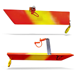 Rhino 6329007 Sideplaner SL Возбудитель 350 мм 139 г Красный Red / Yellow