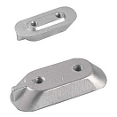 Купить Tecnoseal 2626418 Yamaha 8-300HP 4T Маленький анод из цинковой пластины  Silver 63 x 25 mm  7ft.ru в интернет магазине Семь Футов