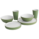 Outwell 651224 Gala 2 Pax Набор посуды  Shadow Green