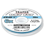 Traper fly 29159 Монофиламент GST Dry Fly 4x 30 m  Clear 0.166 mm
