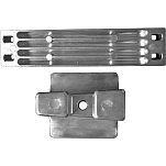 Martyr anodes 194-CMY300350XPKITA Ямаха 300-350XP HP Комплект алюминиевых анодов Серебристый Grey