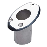 Talamex 28119205 Крепление для флагштока с защелкой Silver 20 mm