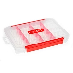 Hart MHT2 коробка для мелких деталей Tray 2 Clear / Red 20.5 x 15.5 x 3.5 cm