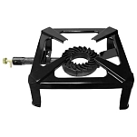 Yregas 31588 Чугунная горелка 4 ножки  Black