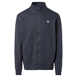North sails 691256-0952-XS Толстовка на молнии Logo Голубой Asphalt XS