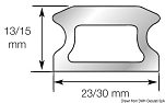 Drilled track 2 3026 mm, 68.743.02