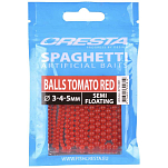 Cresta 4714-801 Tomato Red Искусственные насадки в виде шариков для спагетти Красный Tomato Red