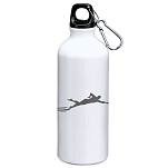 Kruskis MD4049S101S258 Shadow Swim 800ml Алюминиевая бутылка Серебристый White