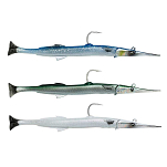 Savage gear 69706 3D Needlefish Pulsetail 230 Mm 55g 2+1 Единицы Многоцветный Pink / Silver