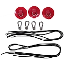 Купить Fanatic 13600-8053 Ремень Carabiner+s For Fly Air Fit Black / Red 20x18x5 7ft.ru в интернет магазине Семь Футов