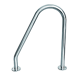 Forniture nautiche italiane 4848228 Высокий поручень из нержавеющей стали Серебристый Silver