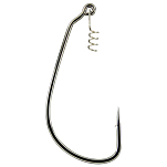 Gamakatsu 185015-00200-00000-00 Worm EWG Техасский Крюк Черный Black 2/0 