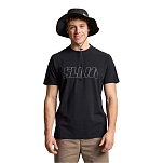 Slam A112007S00-W01-L Футболка с коротким рукавом Logo Черный Black Ink L