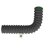 Mikado IS15-POD-08-14 Method Feeder Подставка для стержня из неопрена с одной резьбой Черный Black