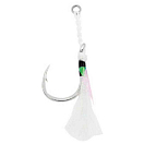 Купить Mustad J-ASSIST2-4/0-2 Тяжелый Assist Hook Белая  White Flash 4/0  7ft.ru в интернет магазине Семь Футов