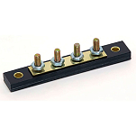 Cole hersee 12-4620604BX Common Feed 4 Брошь Терминал Соединение Блокировать Золотистый Bronze / Black