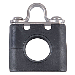 Talamex 72740004 Рельсовая опора с проушиной Черный Black / Silver