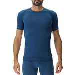 UYN U100039-K962-XXL Базовый слой с коротким рукавом Evolutyon Голубой Blue Poseidon / Navy / Navy 2XL