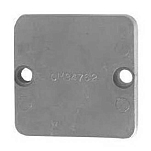 Martyr anodes ANOAH1701 Алюминиевый пластинчатый анод  Grey 65 x 65 x 10 mm