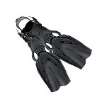 Ласты для дайвинга с открытой пяткой Mares X-Stream 410019 размер 41-43 черный/черный