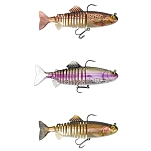 Fox rage NRE404-UNIT Мягкий приманка Replicant Jointed 120g 200 mm Silver Ghost