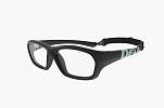 Спортивные очки с диоптриями Demetz Softness R / Black / Light Mint Colorless Cat.0, softness514953