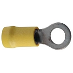 Crosseven p204562 изолированная кольцевая клемма 100 Единицы Yellow 9x12x8 6 mm