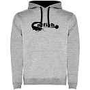 Купить Kruskis SU1067035802K039 Толстовка с капюшоном Catfish Two-Colour Серый Heather Grey / Black L 7ft.ru в интернет магазине Семь Футов